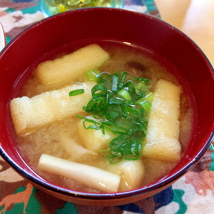 合わせ味噌で♪我が家の定番、コクのあるお味噌汁！